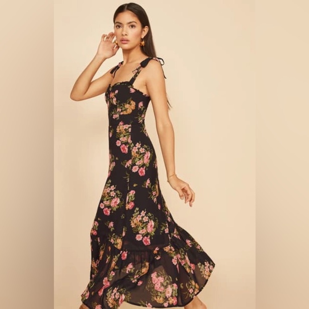 Reformation Nikita Midi Dress in Carmelina